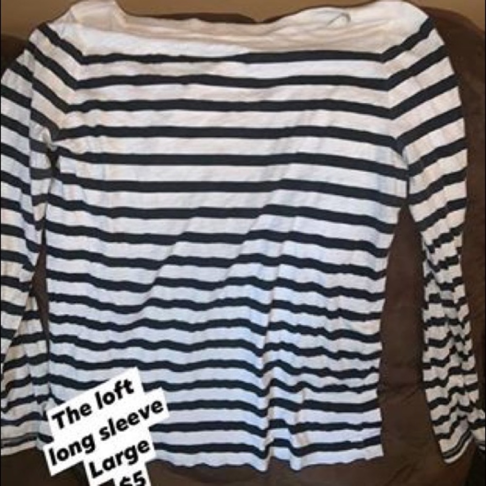 Long sleeve stripe shirt